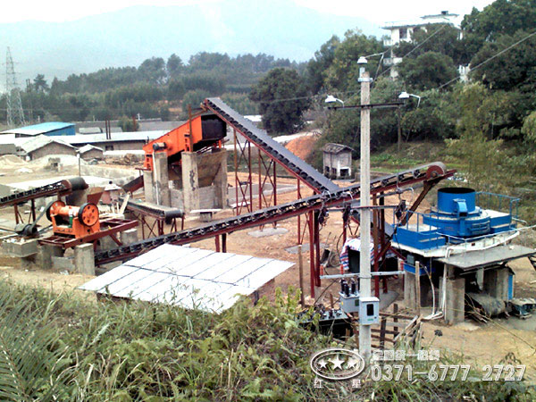 制砂生產(chǎn)線(xiàn)現(xiàn)場(chǎng)