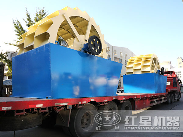 三輪洗砂機發(fā)貨現場 三輪洗砂機發(fā)貨現場