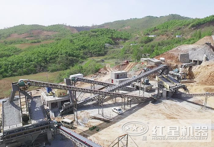 紅星采用總承包模式建設(shè)的破石頭場 紅星采用總承包模式建設(shè)的破石頭場