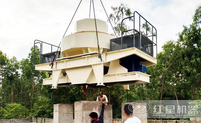 傳統(tǒng)制砂機(jī)需要打樁固定 傳統(tǒng)制砂機(jī)需要打樁固定