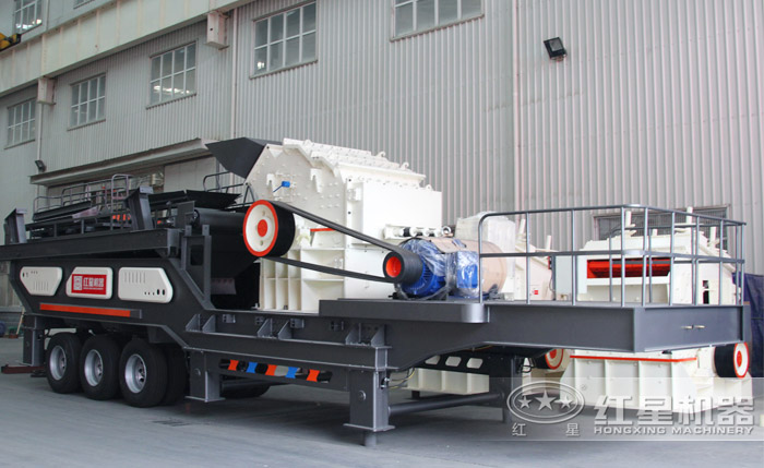 輪胎式移動細(xì)碎制砂機 輪胎式移動細(xì)碎制砂機