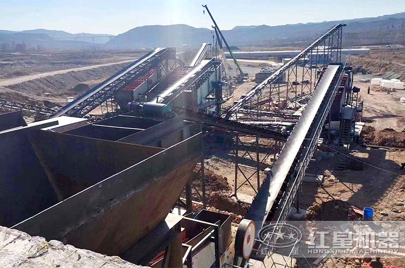 粗破階段采用2臺(tái)HD德版顎破 粗破階段采用2臺(tái)HD德版顎破