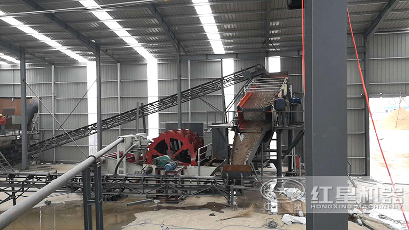 洗砂廠增設(shè)洗砂環(huán)節(jié)，現(xiàn)場實拍