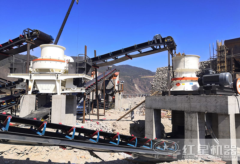 單缸圓錐破適合破碎硬料，HVI制砂機節(jié)能