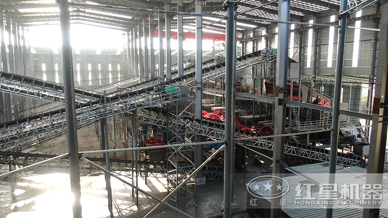 石子機(jī)生產(chǎn)線多少錢一套，附現(xiàn)場(chǎng)案例