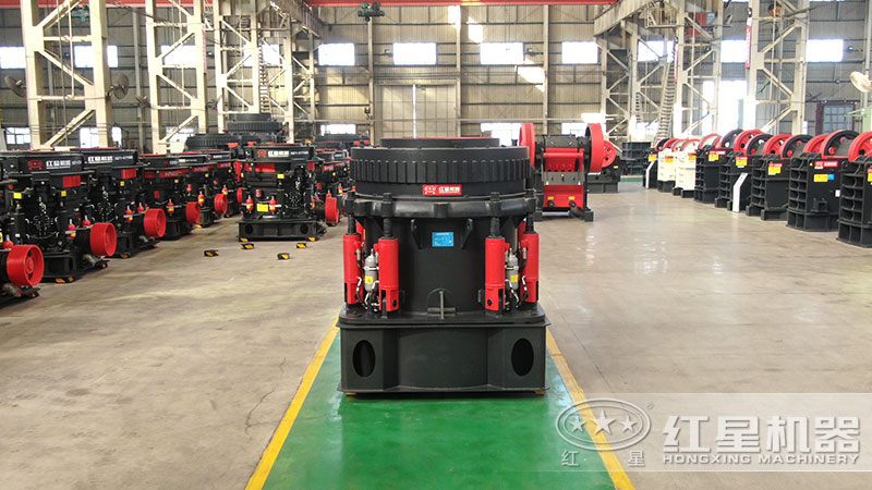 300型圓錐破碎機(jī)型號及參數(shù)，一小時能生產(chǎn)多少噸石子？