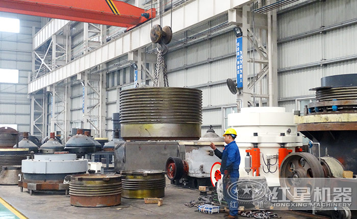 紅星機器復合圓錐破碎機型號全，自主生產(chǎn)