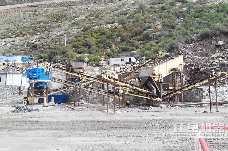 制砂生產線現(xiàn)場